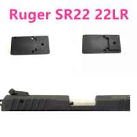Metal Optic Red Dot Sight Mounting Plate For Ruger SR22 DA/SA Compact 22 LR FIT Docter ADE Frenzy And RMR Sentry Base Aluminum