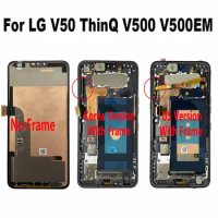 For LG V50 ThinQ V500 V450 V500EM V500N V500XM V450PM V450VMB LCD Display Touch Screen Digitizer Assembly