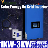 NEW Pure Sine Wave Inverter 1000W-3000W Power Solar Car Inverters With LED Display DC 12V 24V To AC 220V Voltage Converter