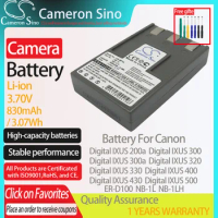 CameronSino Battery for Canon Digital IXUS 200a Digital IXUS 300 Digital IXUS V Digital IXUS 320 fits Canon NB-1L camera battery