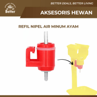 Nipel Minum Ayam Puyuh Stainless Anti Bocor Alat Minum Peternakan Otomatis Cocok Model A3 A5 A9