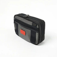 Tas TUMI MCGUIRE RED GREY POUCH 100% ORIGINAL 24X17X7CM