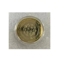1PC QTUM Crypto Coin Collectible Coin Art Collection Physical Quantum Silver coin Commemorative Coin For Decorate Gift.cx