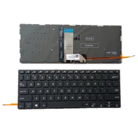 US Backlit Keyboard For ASUS VivoBook 14 X415JA X415JANS X415JF X415JP X415EA X415EA black