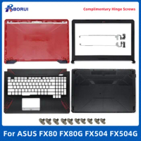 Laptop LCD Back Cover/Front Bezel/Palmrest/Bottom Case/LCD Hinges For ASUS FX80 FX80G FX80GD FX504 FX504G FX504GD series Cover