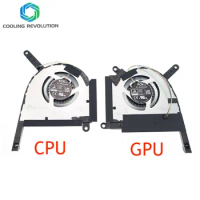 Laptop CPU Cooling Fan DC12V For Asus TUF Gaming A17 FA707R FA707RM AMD Ryzen 7 6800H GeForce RTX 3060 3070