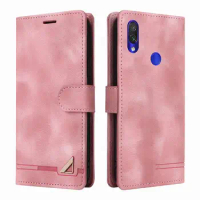 For Xiaomi Redmi Note 7 Case Magnetic Wallet Card Slot Cover For Redmi Note 7 Pro Matte Leather Phone Cases