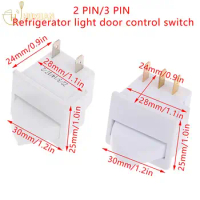 3Pin Refrigerator Door Lamp Light Switch For Panasonic Haier Freezer Parts AC 5A 250V Universal Fridge Household Accessories