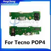10pcs For Tecno POP4 Charging board Charging flex Charger flex mobile phone Parts Flex Cable
