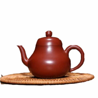 Chinese Kongfu Tea Pots, Big Red Huge Mud Siting Teapot, Clay Pot, Yixing Purply, 170ml