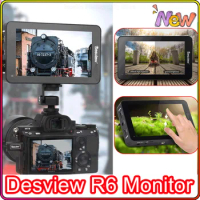 Desview R6 Monitor 5.5 Inch UHB 4K FHD 1920x1080 3D LUT HDR Touch Screen on Camera Field Monitor for DSLR Camera Besview