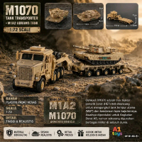 Mainan tank transporter The Oshkosh M1070 is a US Army tractor unit mainan tank miniatur tank mainan