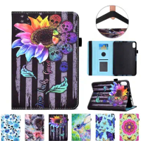Case For iPad mini 6 2021 Case for iPad mini 6 6th Gen 8.3 inch Cover Funda Tablet Sunflower flower Print Flip Stand Coque