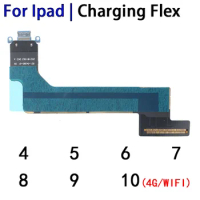 Usb Dock Connector Charging Port Connector Port Flex Cable for Ipad 4 5 6 7 8 9 10 7th 8th 9th 10th Generation Gen 10.2 10.9