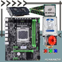 HUANANZHI X79 M-ATX Motherboard CPU Xeon E5 2670 C2 6 Heatpipe Cooler RAM 2*8G 1600 RECC 1TB SATA HDD GTX750Ti 2G Buy Computer