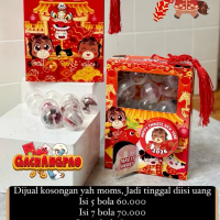 HEPIKIDO . GACHANGPAO 2026 . dijual kosongan box gacha + bola gacha . angpao imlek viral bentuk gach