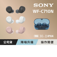 【Sony 索尼】WF-C710N 真無線藍牙耳機 (公司貨 保固12個月)