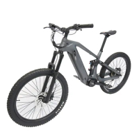 2022 Trend Carbon Frame Down Hill Ebike Mtb Enduro Full Suspension Mid Drive 500w Electric Bicycle