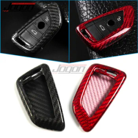 For BMW F20 G20 G30 X1 X3 X4 X5 G05 X6 M5 F90 F48 F39 G01 F16 F15 1 2 5 7 Series Key Case Shell Pouch Key Fob Case Cover Carbon