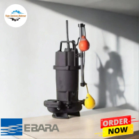 Ebara Pompa Celup 65DVSA51.5 Submersible Pump 2Hp 3Phase Auto DVSA Semi-Vortex Impeller IP68 13M Hea