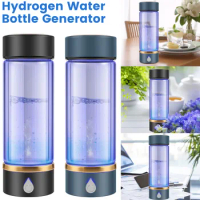 New Hydrogen Water Bottle 420ml Hydrogen Water Generator Bottle Rechargeable Hydrogen Water Machine Efficient Hydrogen Rich
