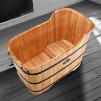 木桶浴缸浴桶泡澡桶 洗澡洗浴成人木質沐浴桶 實木方形浴盆家用老人