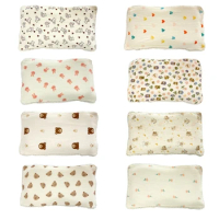 Reusable Absorbent Baby Bibs Soft Breathable Burp Cloth Cotton Newborn Cartoon Print Pillow Cover Case for Boys &amp; Girls