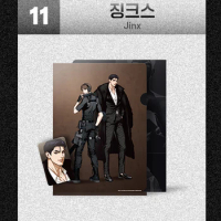 [Official Original] Jinx korea bl comic Clear File+Black Tiger Photo Card set BWRT Themed MD