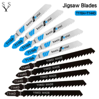 5Pcs Jig Saw Blade Jigsaw Blades Set HCS HSS Wood Metal Cutting Assorted Blades Saw Blade Woodworking Power Tool
