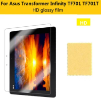 High Clear glossy Screen Protector Films For Asus Transformer Infinity TF701 TF701T 10.1" Tablet HD LCD screen protective film
