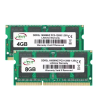 VEHT DDR3 DDR4 8GB 4GB 16GB 32GB Laptop Ram 1333 1600 2400 2666 MHZ DDR3L 204pin Sodimm Notebook Memory ddr4 Memoria RAM ddr3