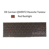 Red Backlit Laptop Keyboard For MSI Katana GF66 GF76, Katana 17 B11U B11UCX, Alpha 15 B5EE, Bravo 15 B5DD/ 15 B5ED German QWERTZ