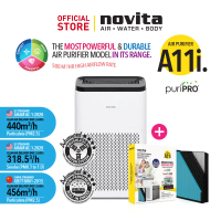 novita PuriClean ™   Air Purifier A11i nano ions PuriPRO ®   Bundle With Extra Filter