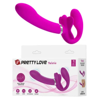 Strap On Dildo For Women Double End Lesbian Dildo Vibrator Strapless Strapon Harness Sex Toys Penis G Spot Clitoris Stimulator.
