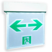 【A-NING】1：1避難方向指示燈-壁掛式 單面 雙向款(LED投光式│BL級│居家安全│CNS ISO消防認可)