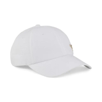 【PUMA】帽子 老帽 鴨舌帽 棒球帽 遮陽帽 男 女 中性款 流行系列Gold Metal棒球帽 白色(02536302)