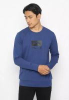 Police Denim POLICE Sweater Lengan Panjang Emboss Print Pria 2692120083