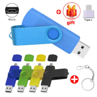 Multifunctional USB stick 64gb OTG 2.0 pendrive 128gb Flash Drive 256gb 16gb cle usb 128G 8G Type C Pen Drive for Android phone