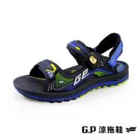 【G.P】雙層舒適緩震兩用涼拖鞋G1671M-藍色(SIZE:36-44 共二色)