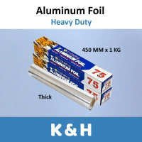 Kerajang Aluminium [1kg] Aluminium Foil 450mm (18Inch) Heavy Duty with Cutter / Foil Wrap