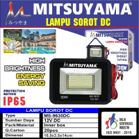 Lampu Sorot Aki LED 30 Watt/Lampu Sorot DC LED 30W Cahaya Putih, Lampu Sorot MITSUYAMA MS-9630DC, La