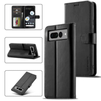 New Style Google Pixel 7 Pro Case Leather Wallet Flip Cover For Google Pixel 7 Phone Case Pixel 7 Luxury Cover