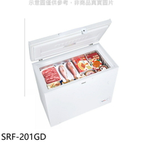 送樂點1%等同99折★聲寶【SRF-201GD】200公升臥式變頻冷凍櫃(含標準安裝)