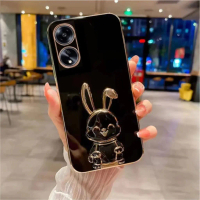 Casing untuk OPPO A18 free Rabbit Phone Holder