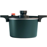 網紅微壓湯鍋6L家用燃氣電磁爐通用壓力鍋微壓鍋低壓鍋廠家直供24