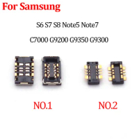 2Pcs Inner FPC Battery Clip Contact Connector Plug Parts For Samsung Galaxy S6 S7 S8 Note5 Note7 G9300 battery FPC Flex Cable