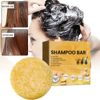 Ginger Hair Regrowth Shampoo Treated Dry Damaged Hair Shampoo Soap