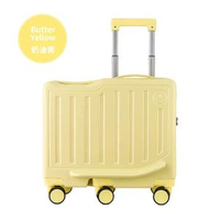 內地直送 - 高顏值行李箱可坐可騎兒童拉杆箱男女密碼箱結實旅行箱耐用登機箱