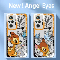 Disney Bambi Deer TPU Cover Case for Xiaomi Redmi Note 8 12S 12 Pro 11 Pro 9T 11S 9 Pro 10 Pro Note 11 Shell Transparent Soft