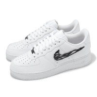 【NIKE 耐吉】休閒鞋 Wmns Air Force 1 07 LX 女鞋 白 黑 液態黑 猛毒 AF1(IF1686-101)